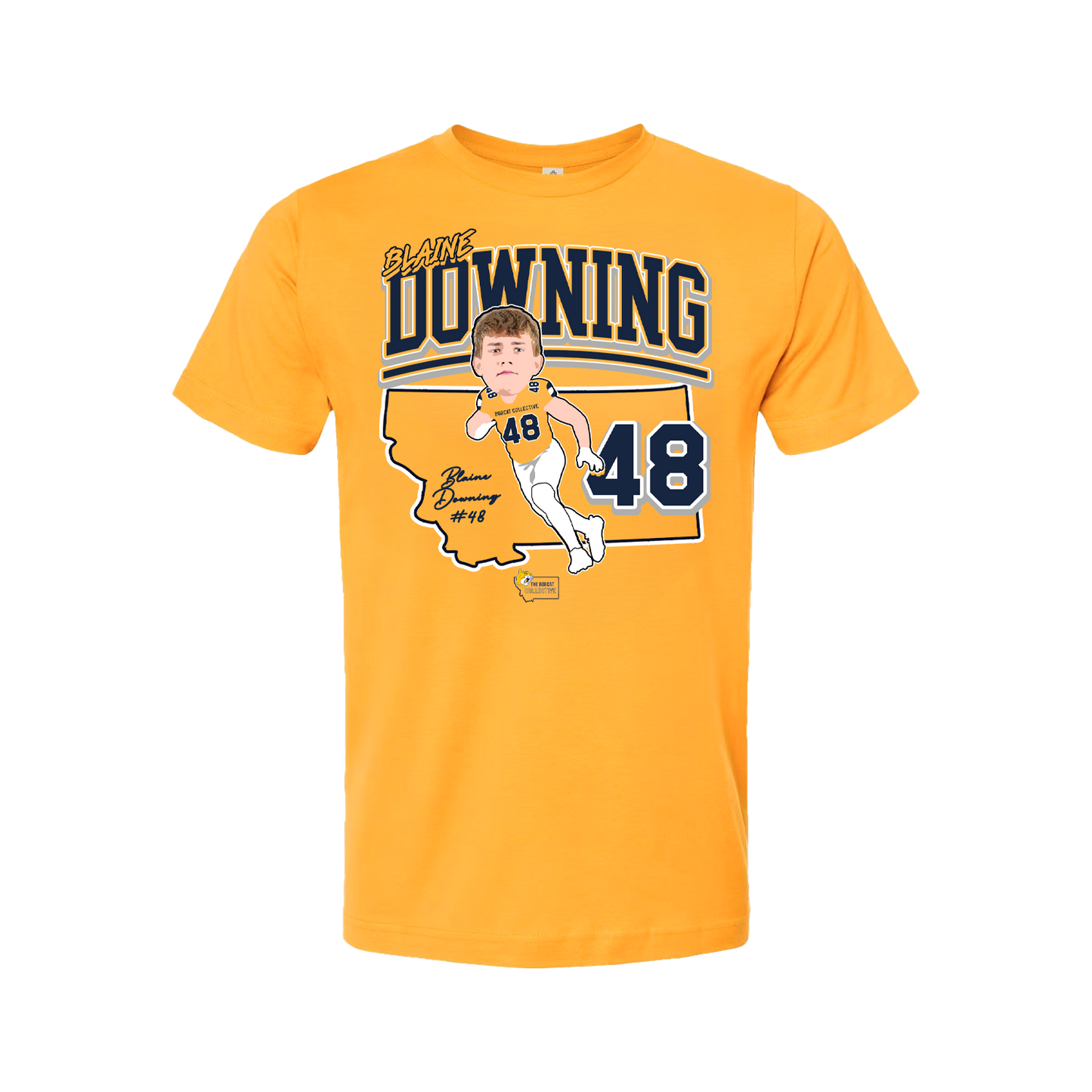 Blaine Downing 2025 Shirt - Gold