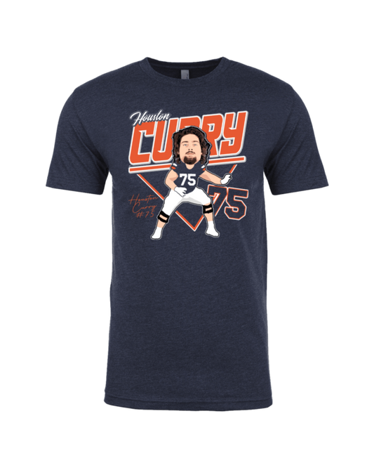 A t-shirt with an image of a baseball player.