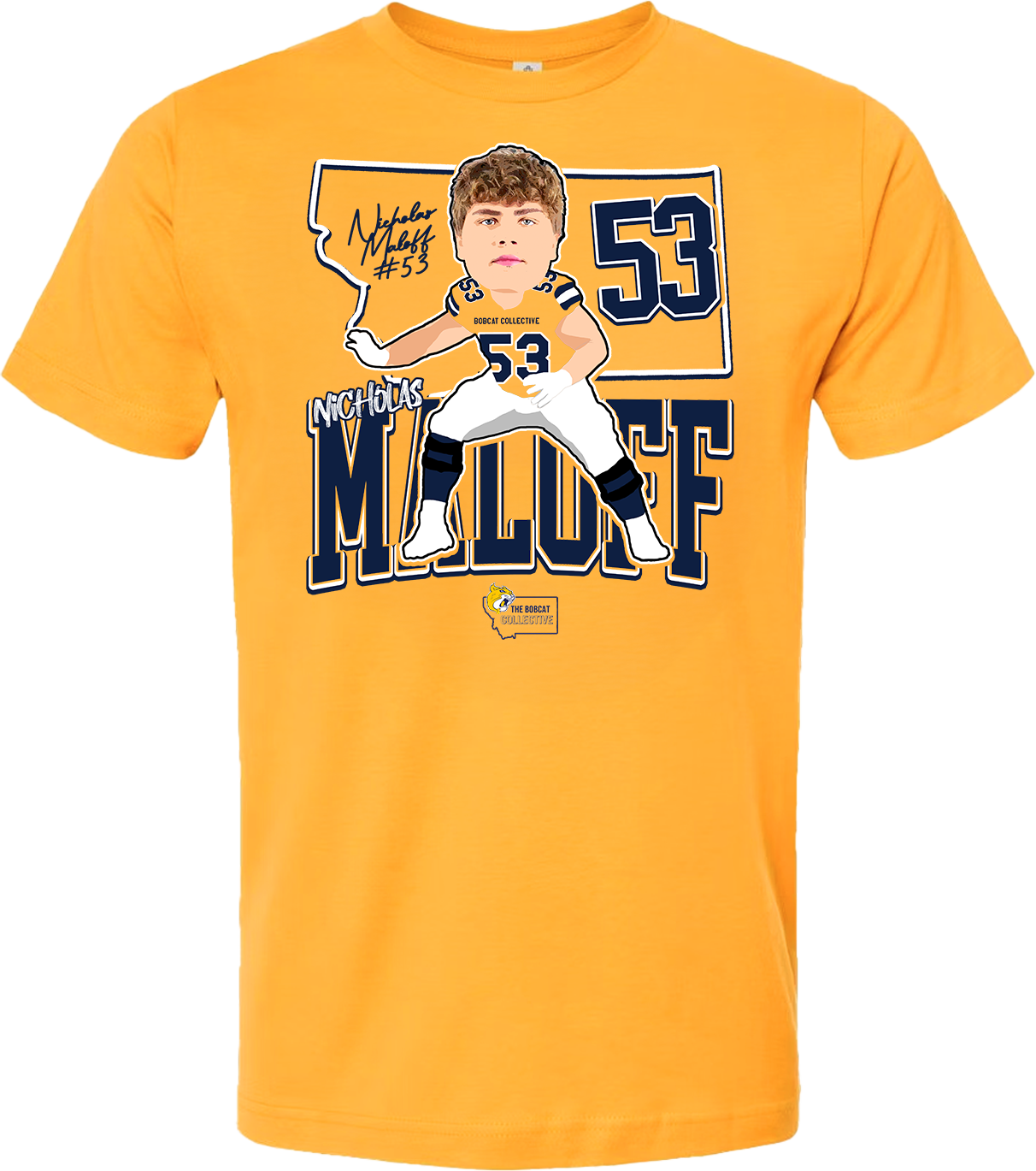 Nicholas Maloff 2025 Shirt - Gold