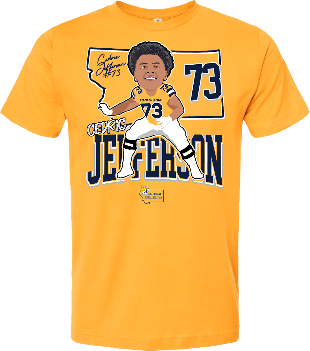 Cedric Jefferson 2025 Shirt - Gold