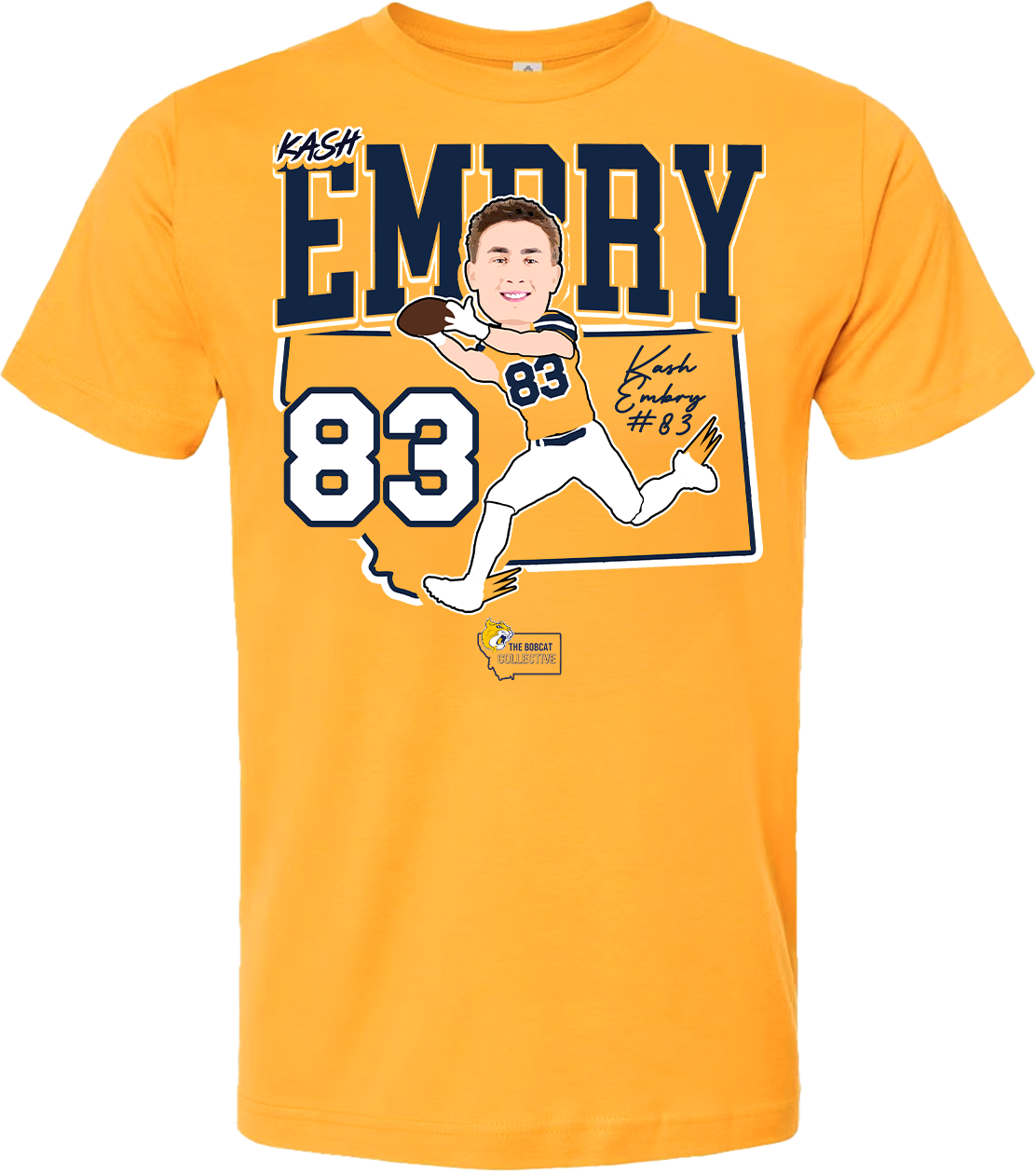 Kash Embry 2025 Shirt - Gold