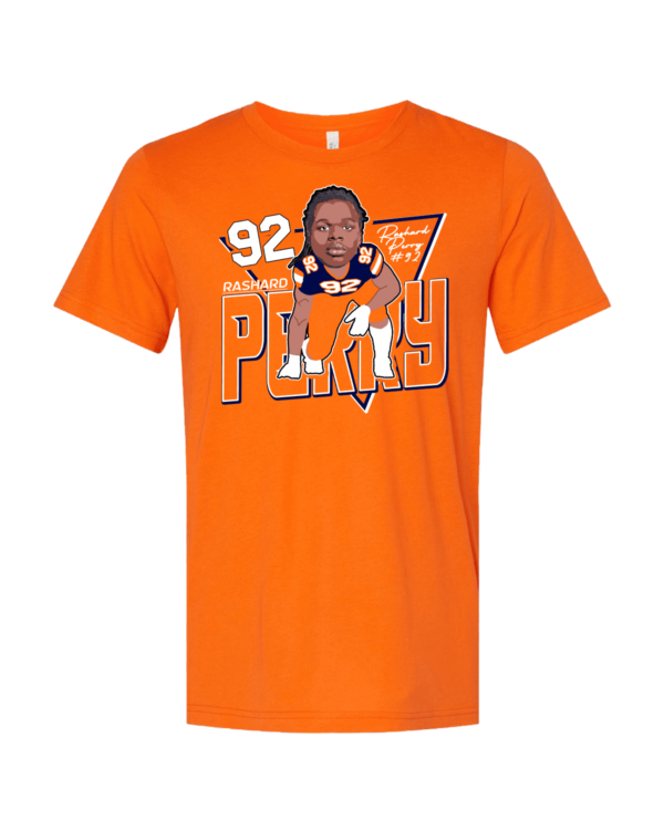 A picture of the front of a t-shirt.