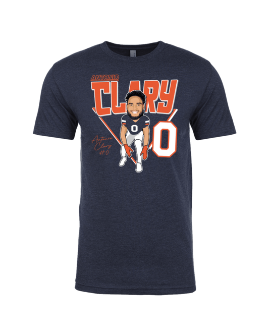 A picture of the chicago bears player wearing a shirt with his name and number on it.
