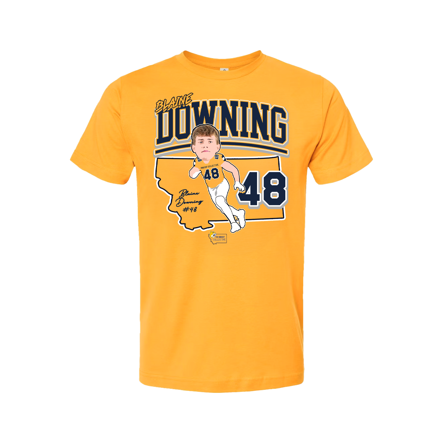 Blaine Downing 2025 Shirt - Gold