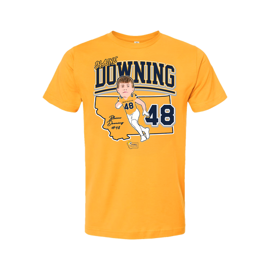 Blaine Downing 2025 Shirt - Gold
