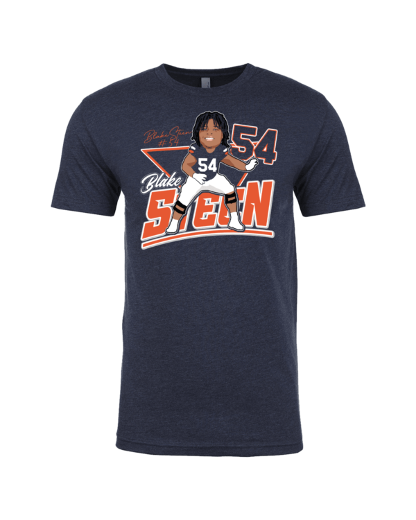 A t-shirt with an image of a baseball player.