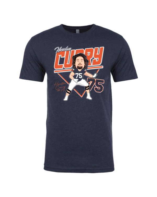 A t-shirt with an image of a baseball player.