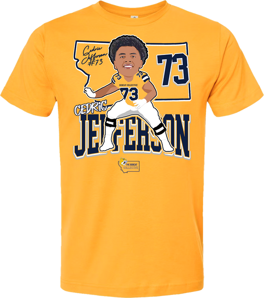 Cedric Jefferson 2025 Shirt - Gold