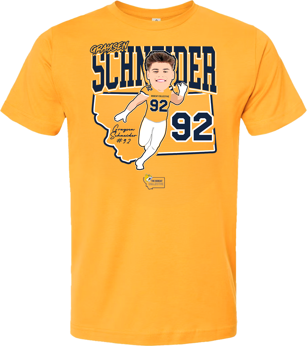 Graysen Schneider 2025 Shirt - Gold