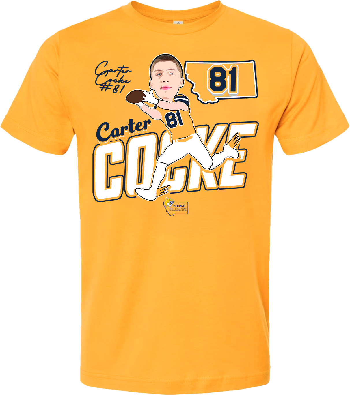 Carter Cocke 2025 Shirt - Gold