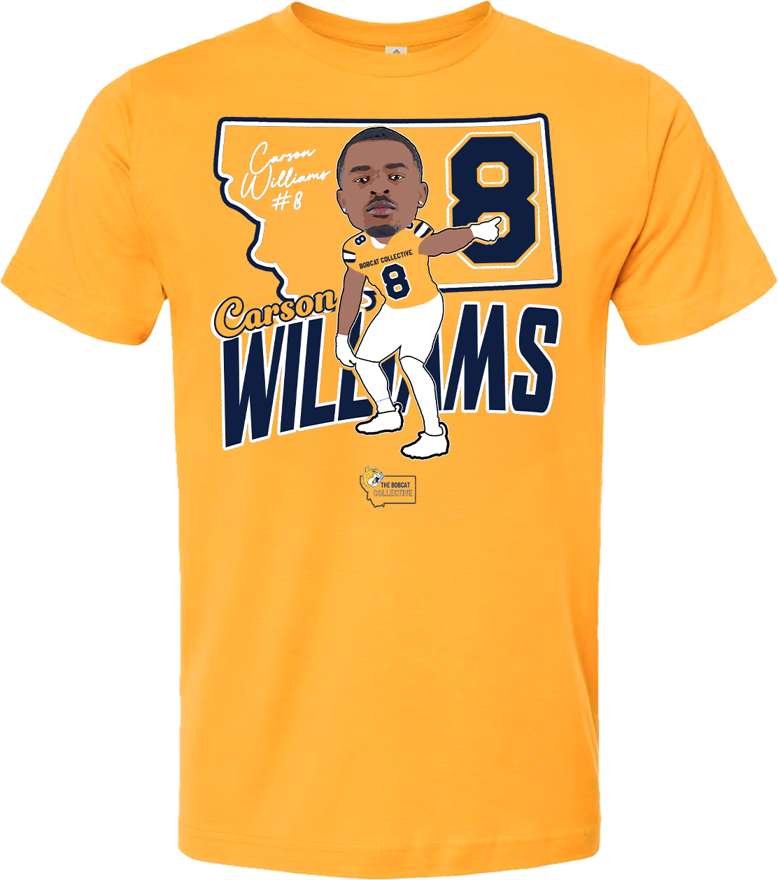 Carson Williams 2025 Shirt - Gold