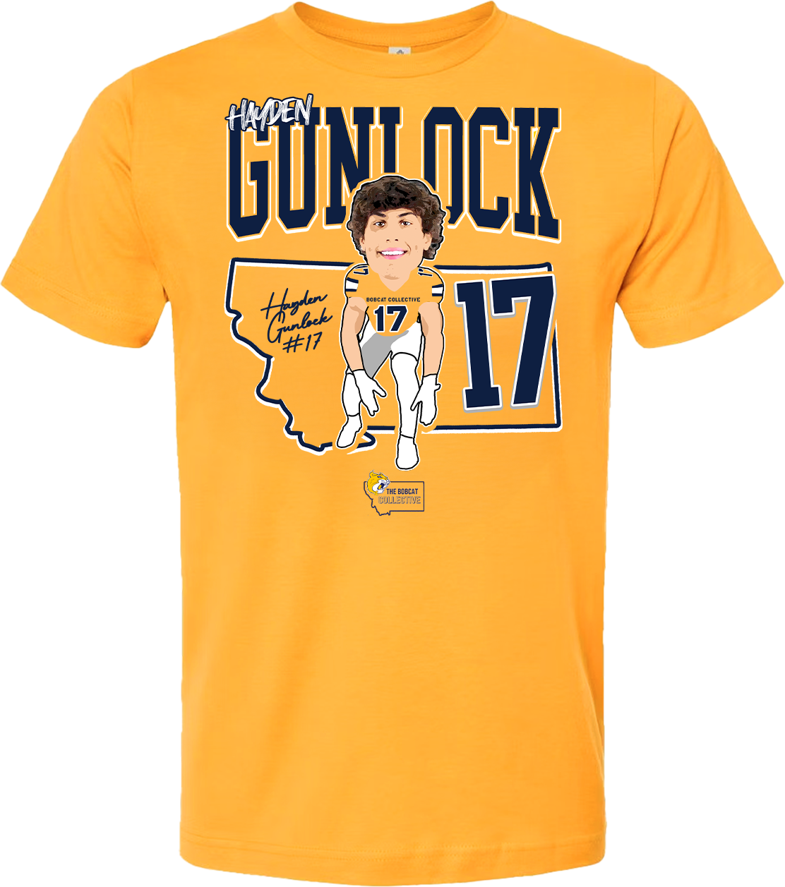 Hayden Gunlock 2025 Shirt - Gold