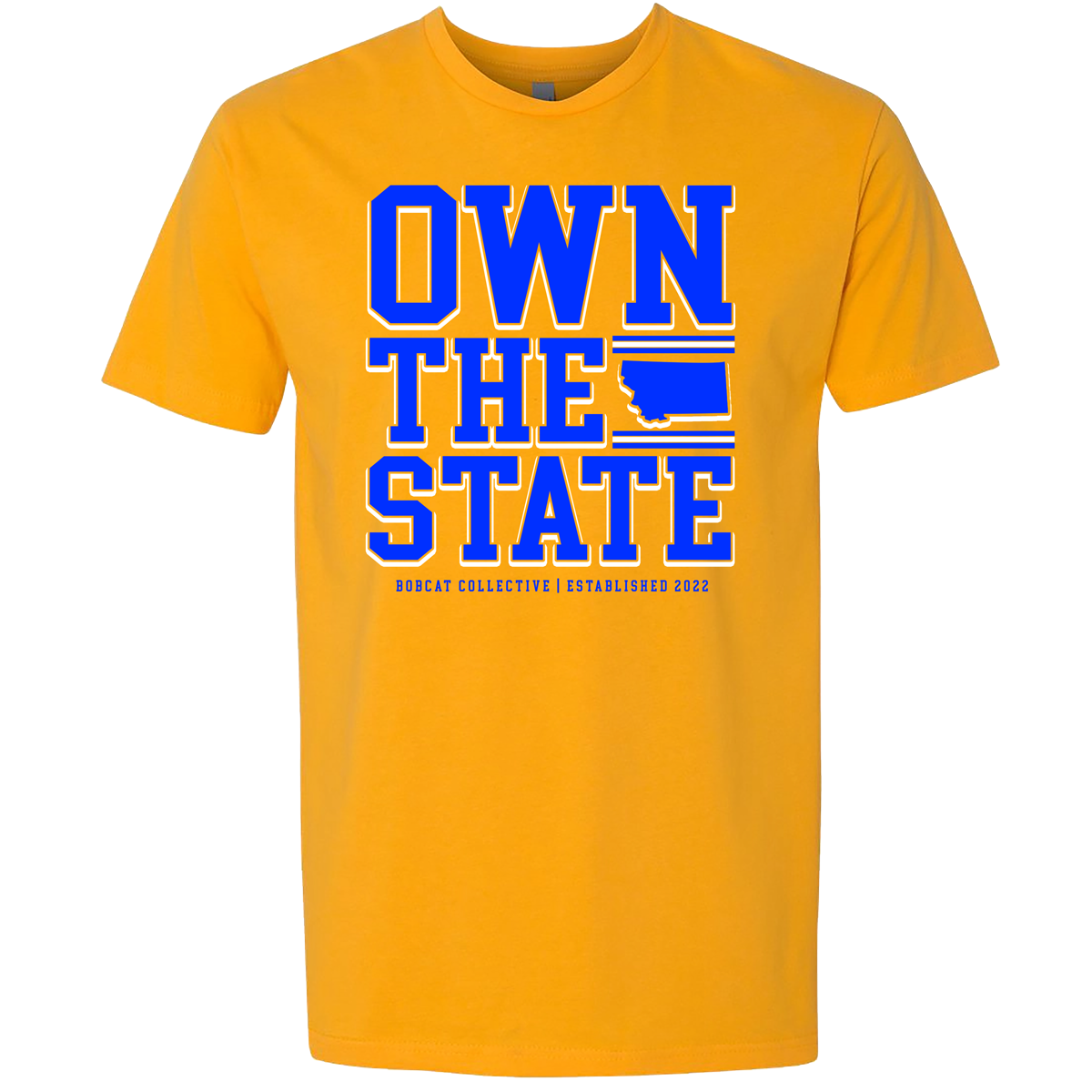 Own The State Shirt - Gold