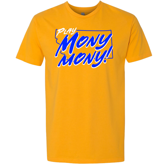 Play Mony Mony Shirt - Gold
