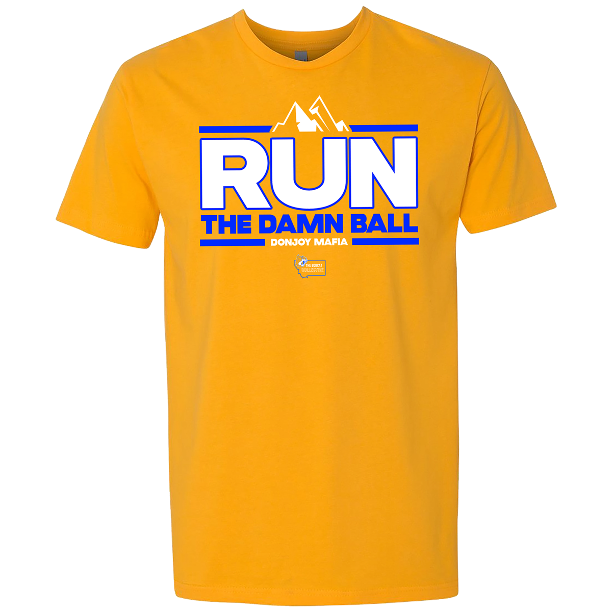 Run The Damn Ball Shirt - Gold