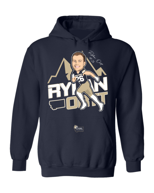 A picture of a person wearing a hoodie.
