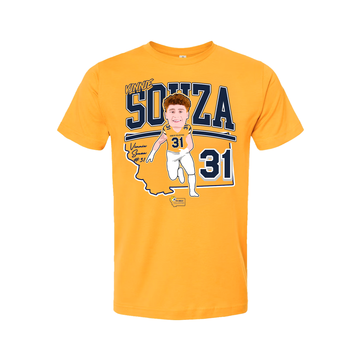 Vinnie Souza 2025 Shirt - Gold